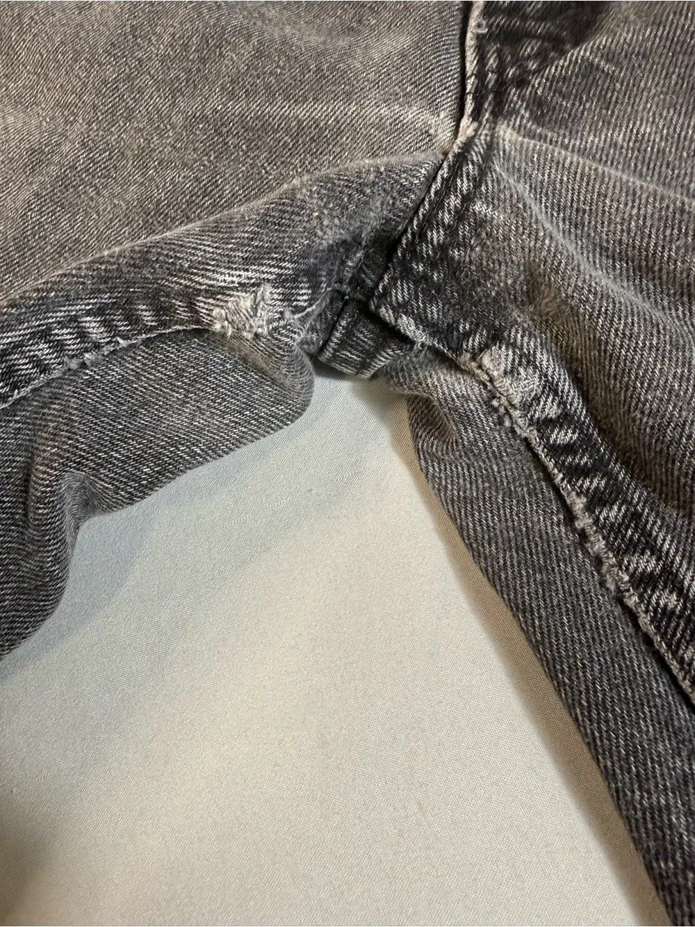 VTG Levi’s 550 Orange Tab‎ USA Faded Black Jeans 34x36 fit 32x34 Grunge